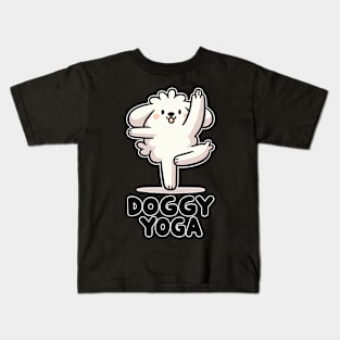 Yoga Dog Kids T-Shirt